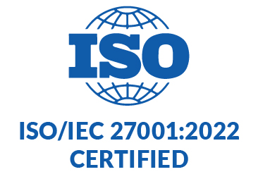 ISO/IEC 27001:2022 Certified